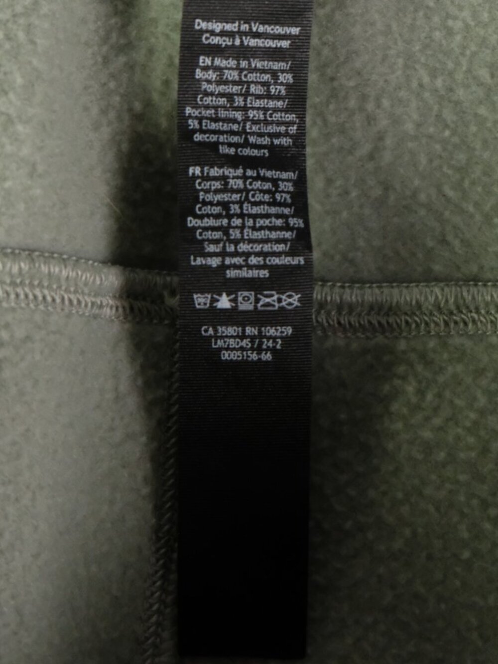 Lululemon Shorts Mens Large Green Sweatshort Fleece 5" Drawstring Heavyweight - Picture 8 of 9